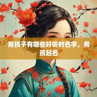 男孩子有哪些好听的名字，男孩起名