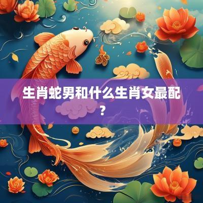 生肖蛇男和什么生肖女最配？