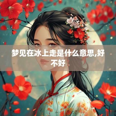 梦见在冰上走是什么意思,好不好