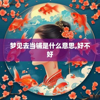 梦见去当铺是什么意思,好不好