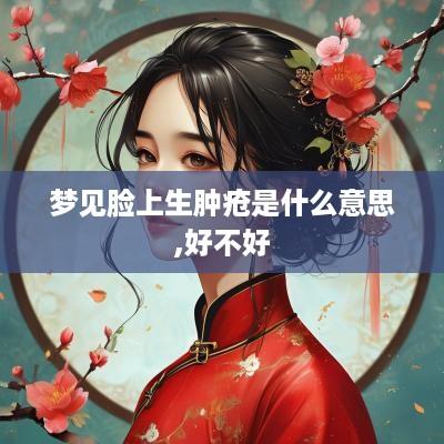 梦见脸上生肿疮是什么意思,好不好