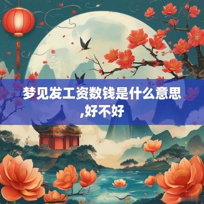 梦见发工资数钱是什么意思,好不好