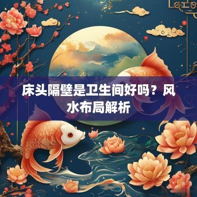 床头隔壁是卫生间好吗？风水布局解析