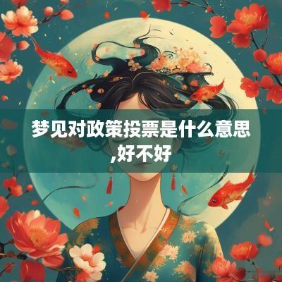 梦见对政策投票是什么意思,好不好