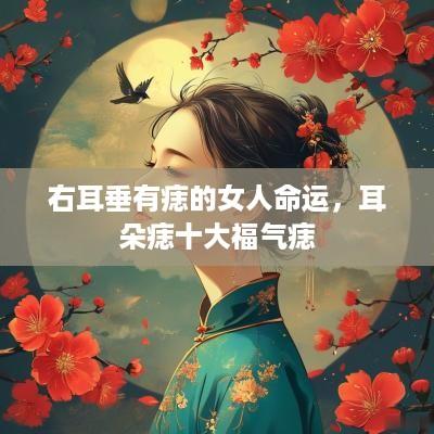 右耳垂有痣的女人命运，耳朵痣十大福气痣