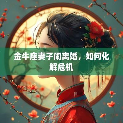 金牛座妻子闹离婚，如何化解危机