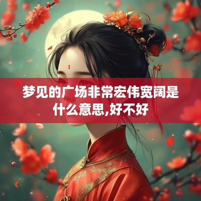 梦见的广场非常宏伟宽阔是什么意思,好不好
