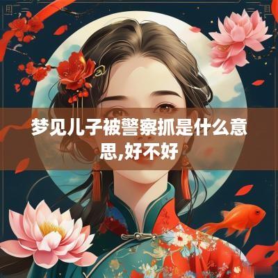 梦见儿子被警察抓是什么意思,好不好