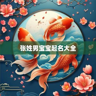 张姓男宝宝起名大全