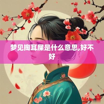 梦见掏耳屎是什么意思,好不好