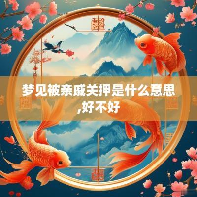 梦见被亲戚关押是什么意思,好不好