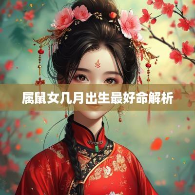 属鼠女几月出生最好命解析