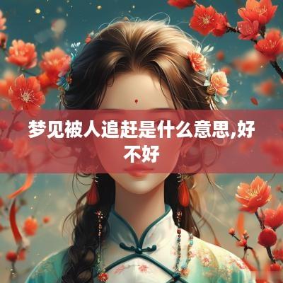 梦见被人追赶是什么意思,好不好
