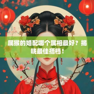 属猴的婚配哪个属相最好？揭晓最佳搭档！