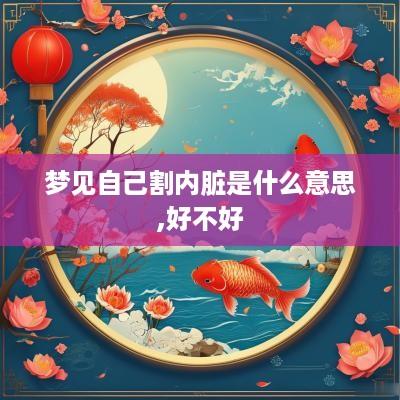 梦见自己割内脏是什么意思,好不好