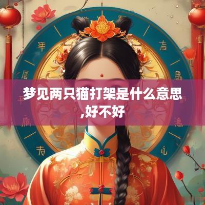 梦见两只猫打架是什么意思,好不好