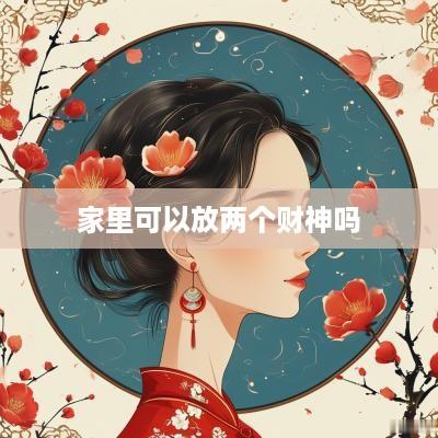 家里可以放两个财神吗
