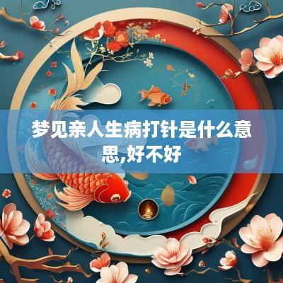 梦见亲人生病打针是什么意思,好不好