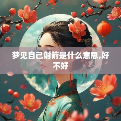 梦见自己射箭是什么意思,好不好