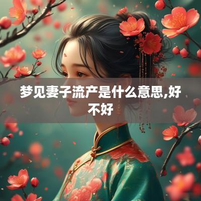 梦见妻子流产是什么意思,好不好