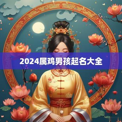 2025属鸡男孩起名大全