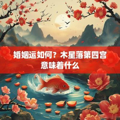 婚姻运如何？木星落第四宫意味着什么