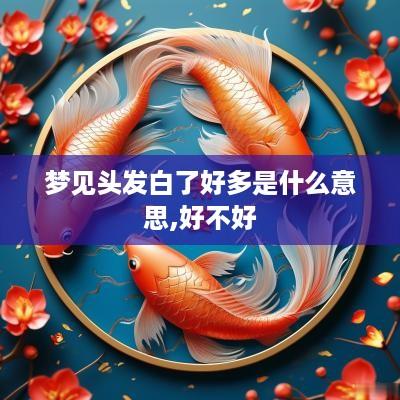 梦见头发白了好多是什么意思,好不好