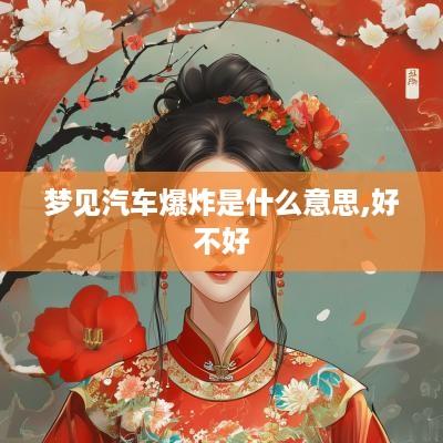 梦见汽车爆炸是什么意思,好不好