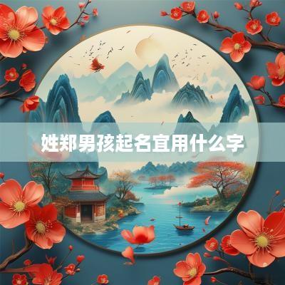 姓郑男孩起名宜用什么字