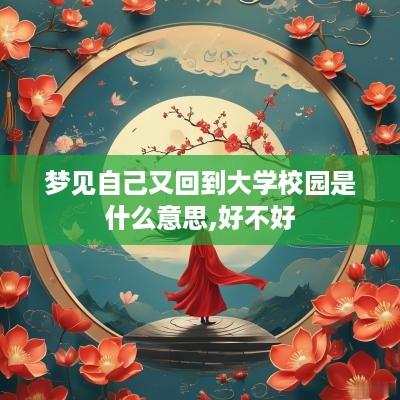 梦见自己又回到大学校园是什么意思,好不好