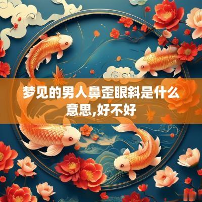 梦见的男人鼻歪眼斜是什么意思,好不好