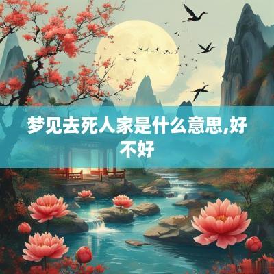 梦见去死人家是什么意思,好不好