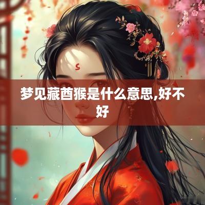梦见藏酋猴是什么意思,好不好