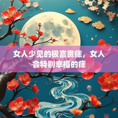 女人少见的极富贵痣，女人会特别幸福的痣
