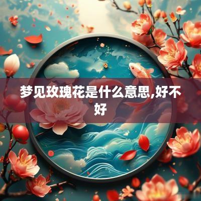 梦见玫瑰花是什么意思,好不好
