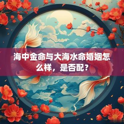 海中金命与大海水命婚姻怎么样，是否配？
