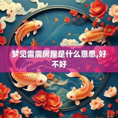 梦见雷震房屋是什么意思,好不好