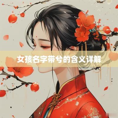 女孩名字带兮的含义详解
