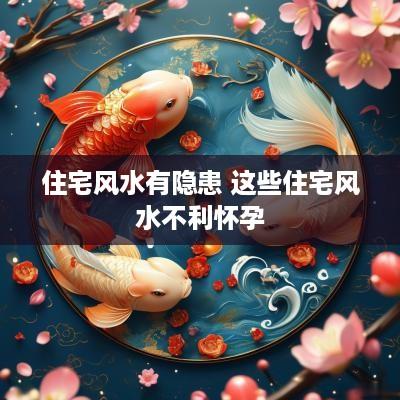 住宅风水有隐患 这些住宅风水不利怀孕
