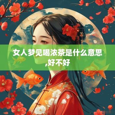 女人梦见喝浓茶是什么意思,好不好