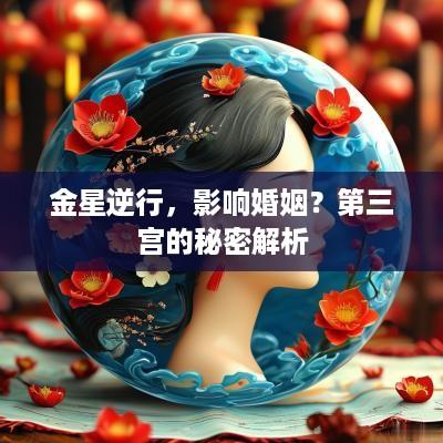 金星逆行，影响婚姻？第三宫的秘密解析