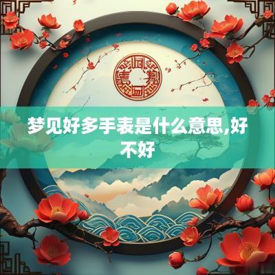 梦见好多手表是什么意思,好不好