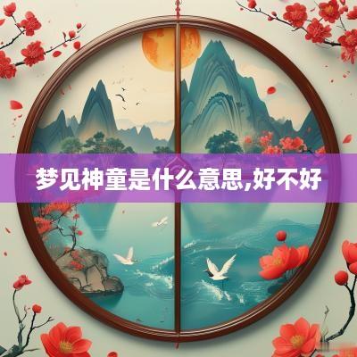 梦见神童是什么意思,好不好