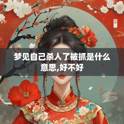 梦见自己杀人了被抓是什么意思,好不好
