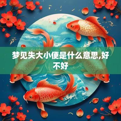 梦见失大小便是什么意思,好不好