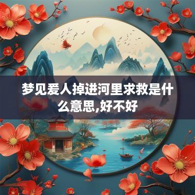 梦见爰人掉进河里求救是什么意思,好不好