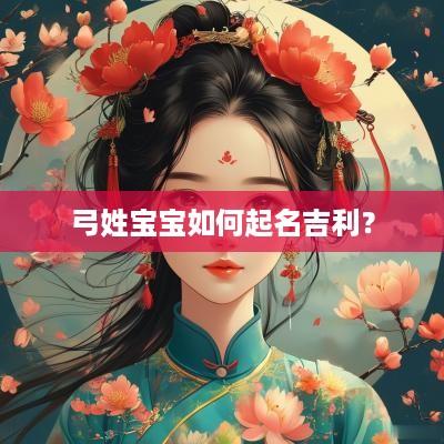 弓姓宝宝如何起名吉利？