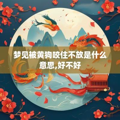 梦见被黄狗咬住不放是什么意思,好不好