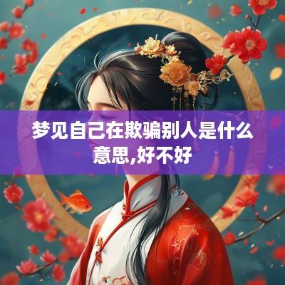 梦见自己在欺骗别人是什么意思,好不好