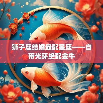 狮子座结婚最配星座——自带光环绝配金牛